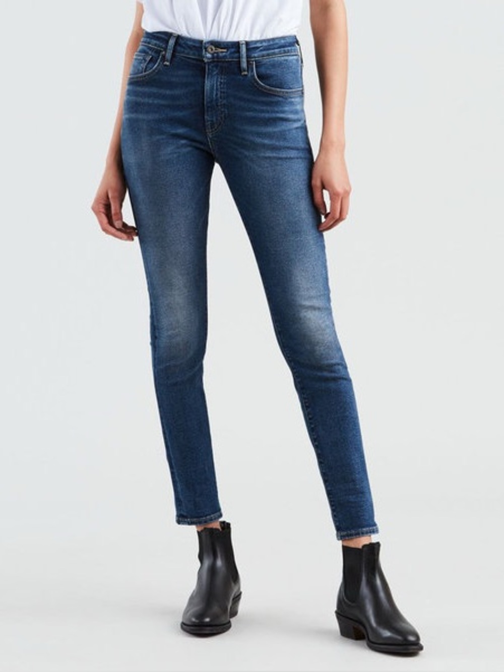 Levi's 721 Made & Crafted Japanese Den Women’s Slim Jeans in West Cost Blue wash